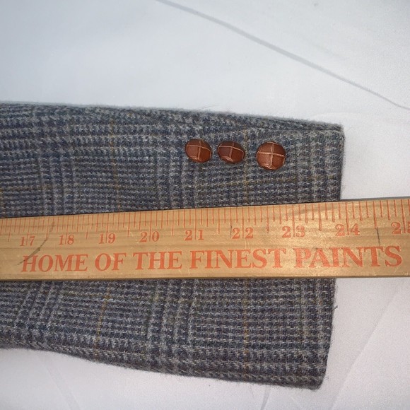 Hanover Square Parisian Men’s Vintage 2 Button Wool Sport Coat Jacket Blazer 42R - Picture 8 of 8